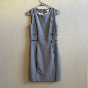 💛H & M sleeveless sheath dress, gray, 8